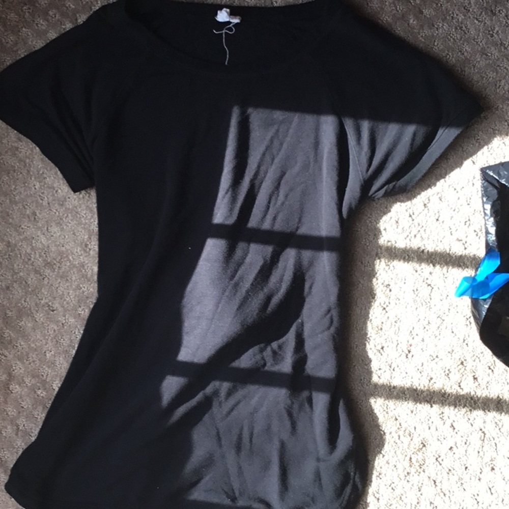 Short sleeve sweatshirt material tunics